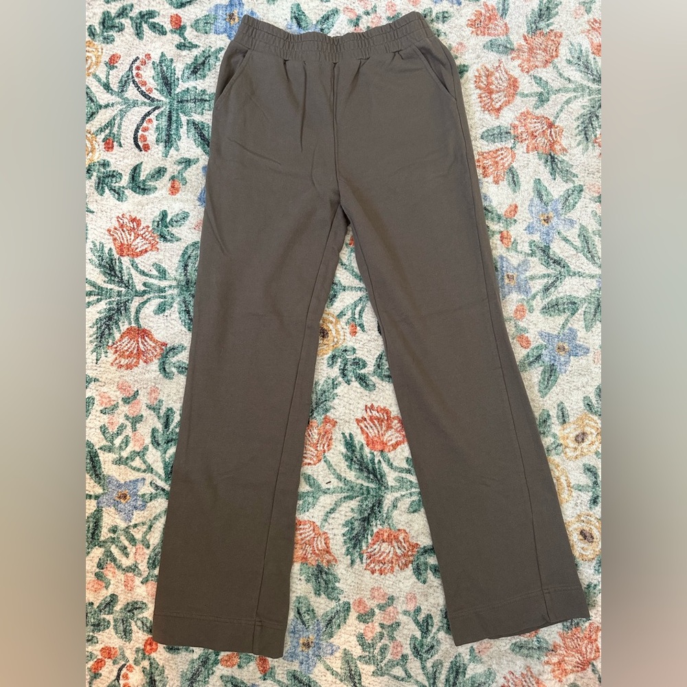 Nuuds Mocha Wide Leg Sweatpants